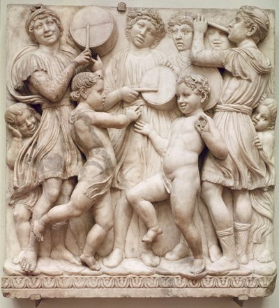 ミュージカルの天使、カントリアからの救済、1432-38年頃（大理石） 作： Luca Della Robbia